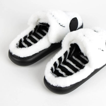 💀🎄 L’Étrange Noël de monsieur Jack – Jack Skellington – Pantoufles peluche – Taille 42/43 🎄💀