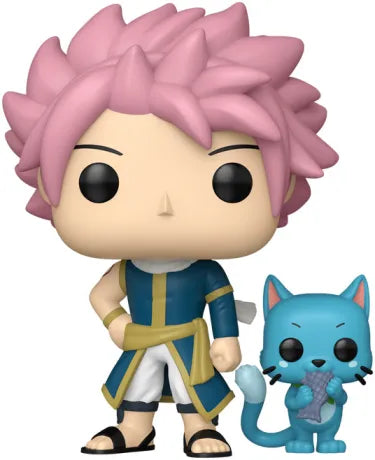 🔥🐱 Funko Pop! Animation N°2285 – Natsu with Happy (Natsu avec Happy) – Fairy Tail: 100 Years Quest 🔥🐱