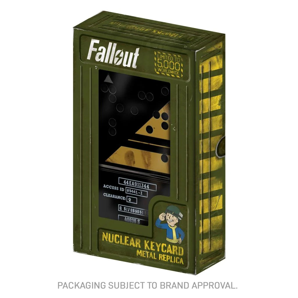 ☢️🗝️ Fallout 76 – Nuclear Keycard Replica – édition limitée 🗝️☢️