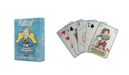 🃏☢️ Fallout – Jeu de cartes à jouer Vault-Tec – 52 cartes + 2 jokers ☢️🃏