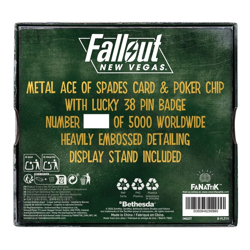 🎰☢️ Fallout: New Vegas – Lucky 38 – réplique Gold Edition limitée à 5 000 exemplaires ☢️🎰