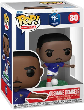 ⚽🇫🇷 Funko Pop! Football N°80 – Ousmane Dembélé – Équipe de France 🇫🇷⚽