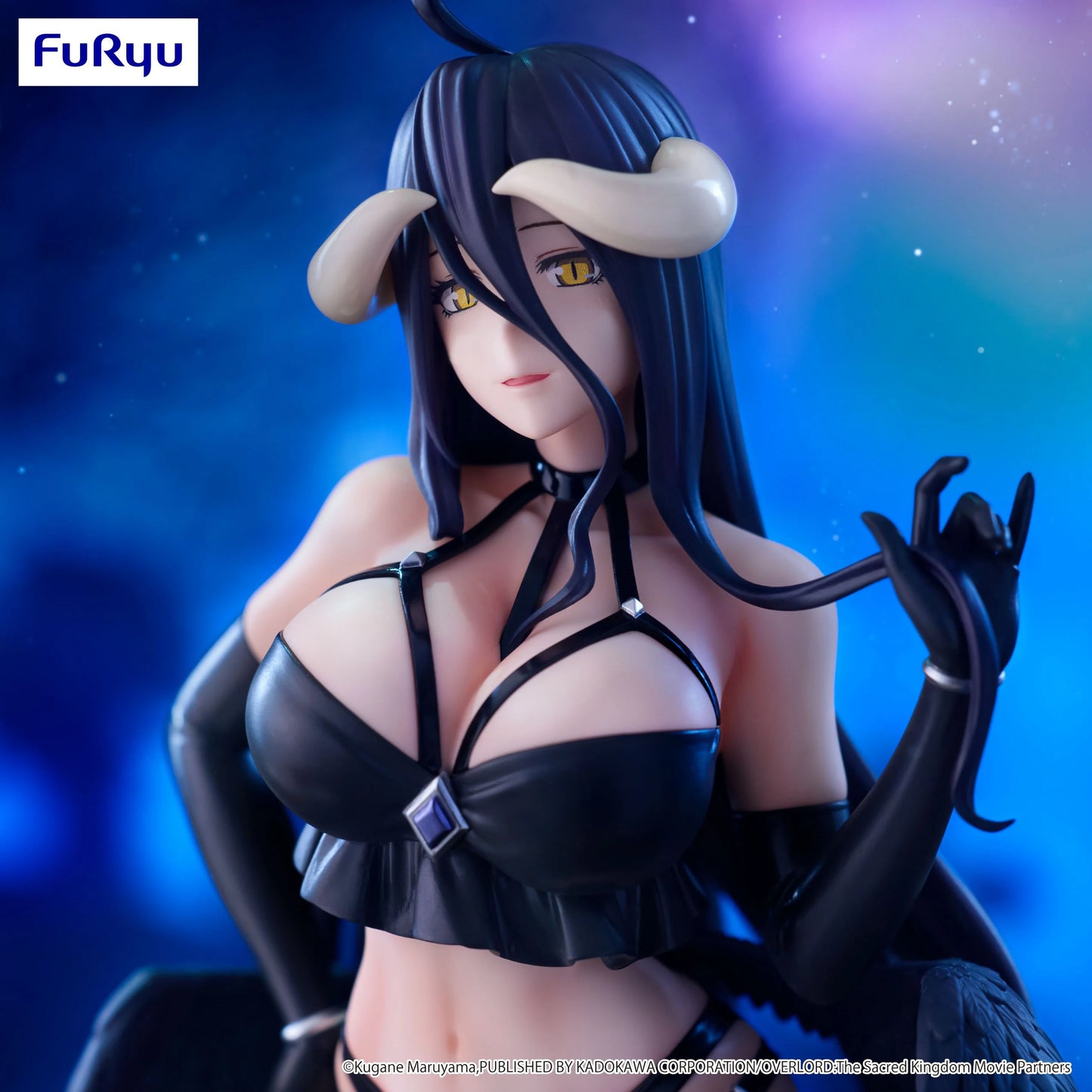 🖤👑 Figurine Albedo – BiCute Dark – Overlord – 26 cm 👑🖤