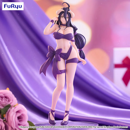 💜🎀 Figurine Albedo – BiCute Ribbons – Overlord – 26 cm – FuRyu 🎀💜
