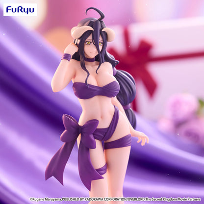 💜🎀 Figurine Albedo – BiCute Ribbons – Overlord – 26 cm – FuRyu 🎀💜