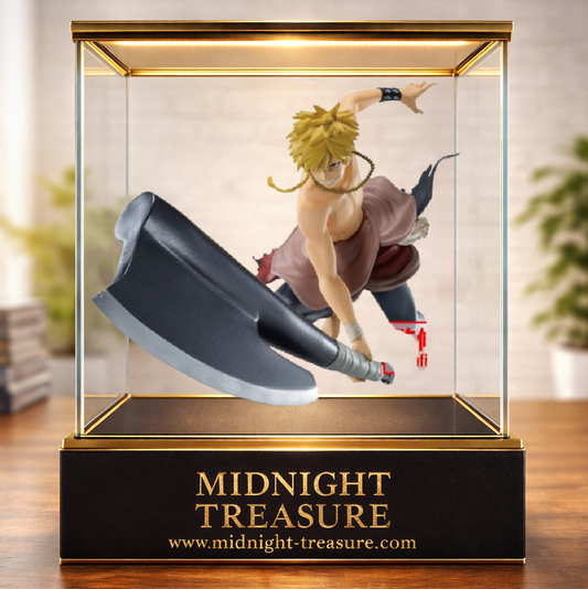 Figurine Hell’s Paradise – Aza Chobe – Vibration Stars – 19 cm – Banpresto. Aza Chobe en pleine attaque avec une arme massive, dans une pose dynamique et agressive. Une figurine détaillée parfaite pour les fans de Hell’s Paradise.
