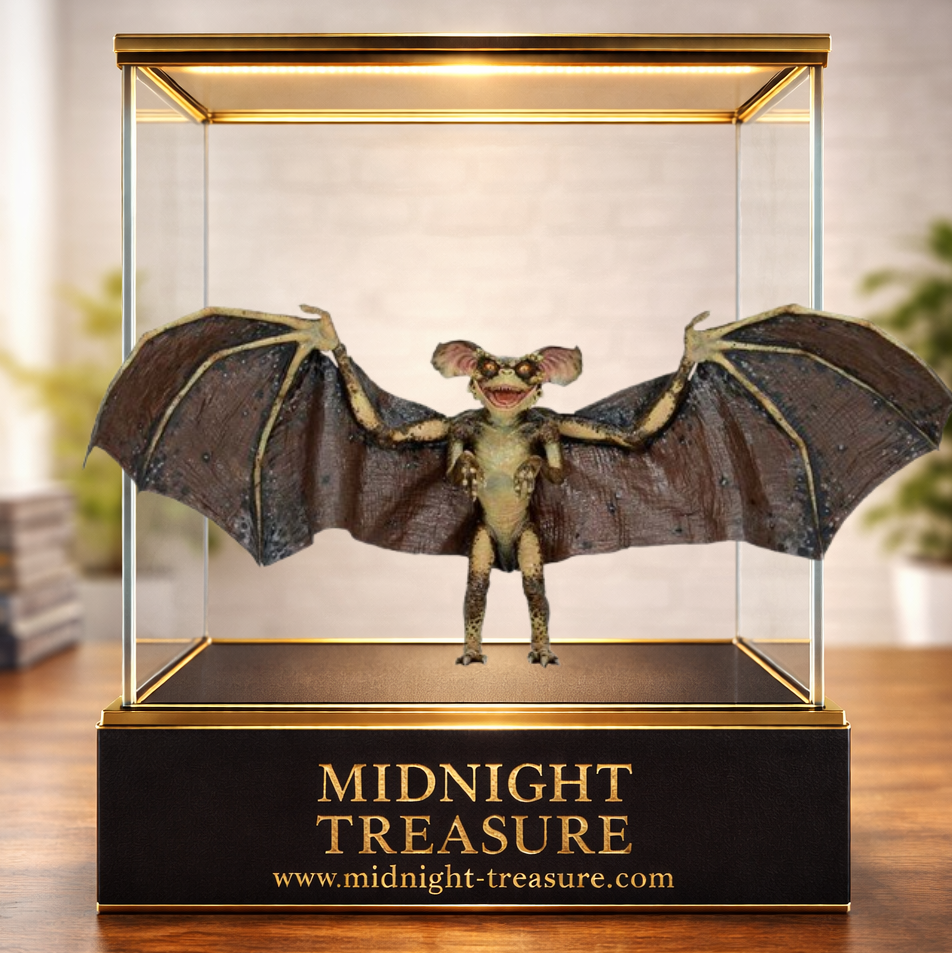 Figurine Gremlins 2 – Bat Gremlin – Deluxe Figure – 15 cm – NECA. Le Gremlin chauve-souris avec ses immenses ailes déployées et son sourire terrifiant. Une figurine détaillée parfaite pour les fans de Gremlins et du cinéma fantastique.