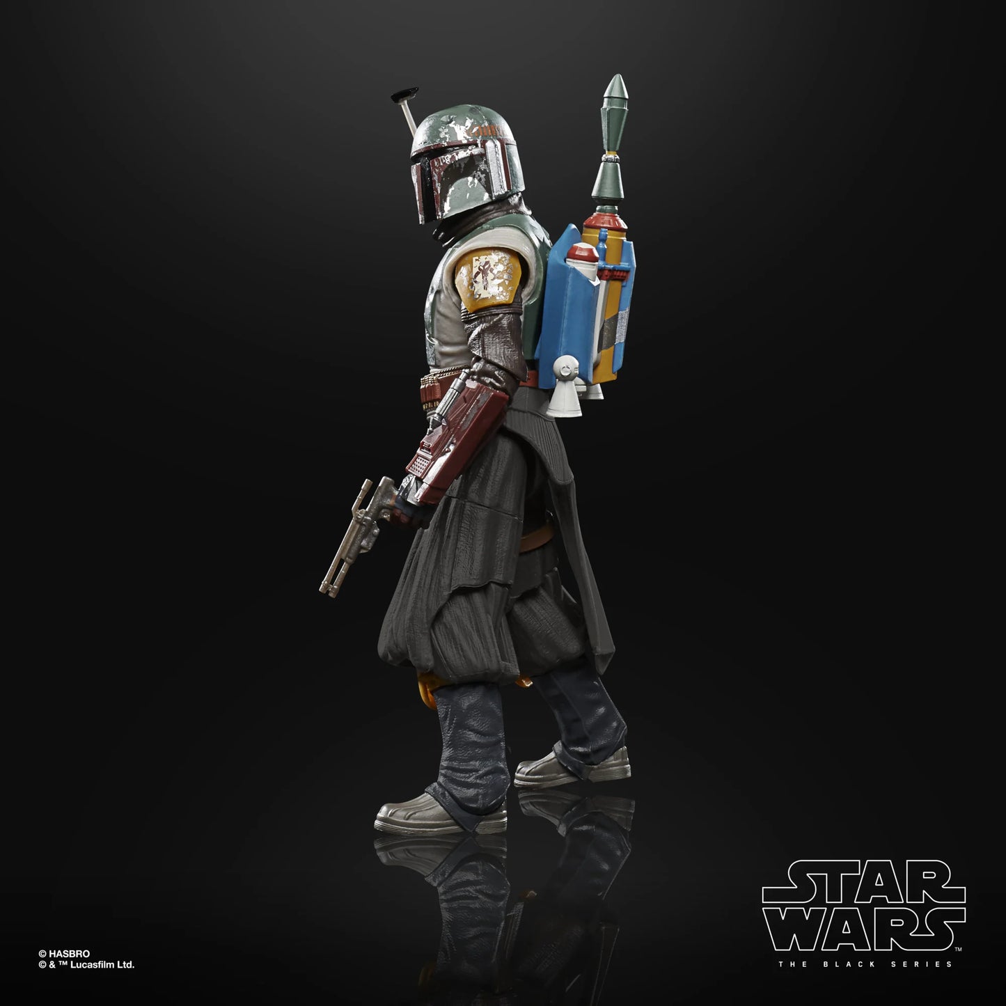 Figurine articulée Star Wars: The Black Series – Boba Fett (Throne Room) (15 cm) par Hasbro. Détails premium avec casque, jetpack et blasters. Version inspirée du Book of Boba Fett.