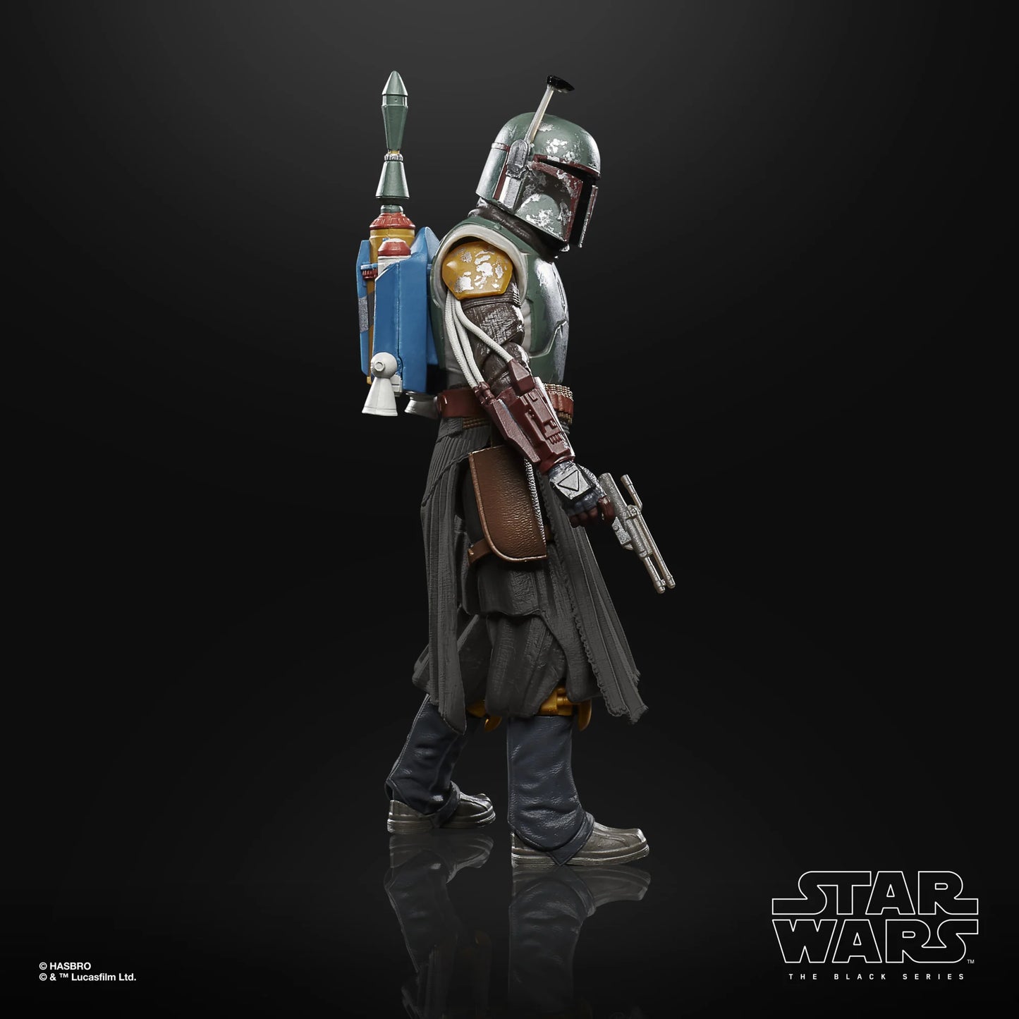 Figurine articulée Star Wars: The Black Series – Boba Fett (Throne Room) (15 cm) par Hasbro. Détails premium avec casque, jetpack et blasters. Version inspirée du Book of Boba Fett.