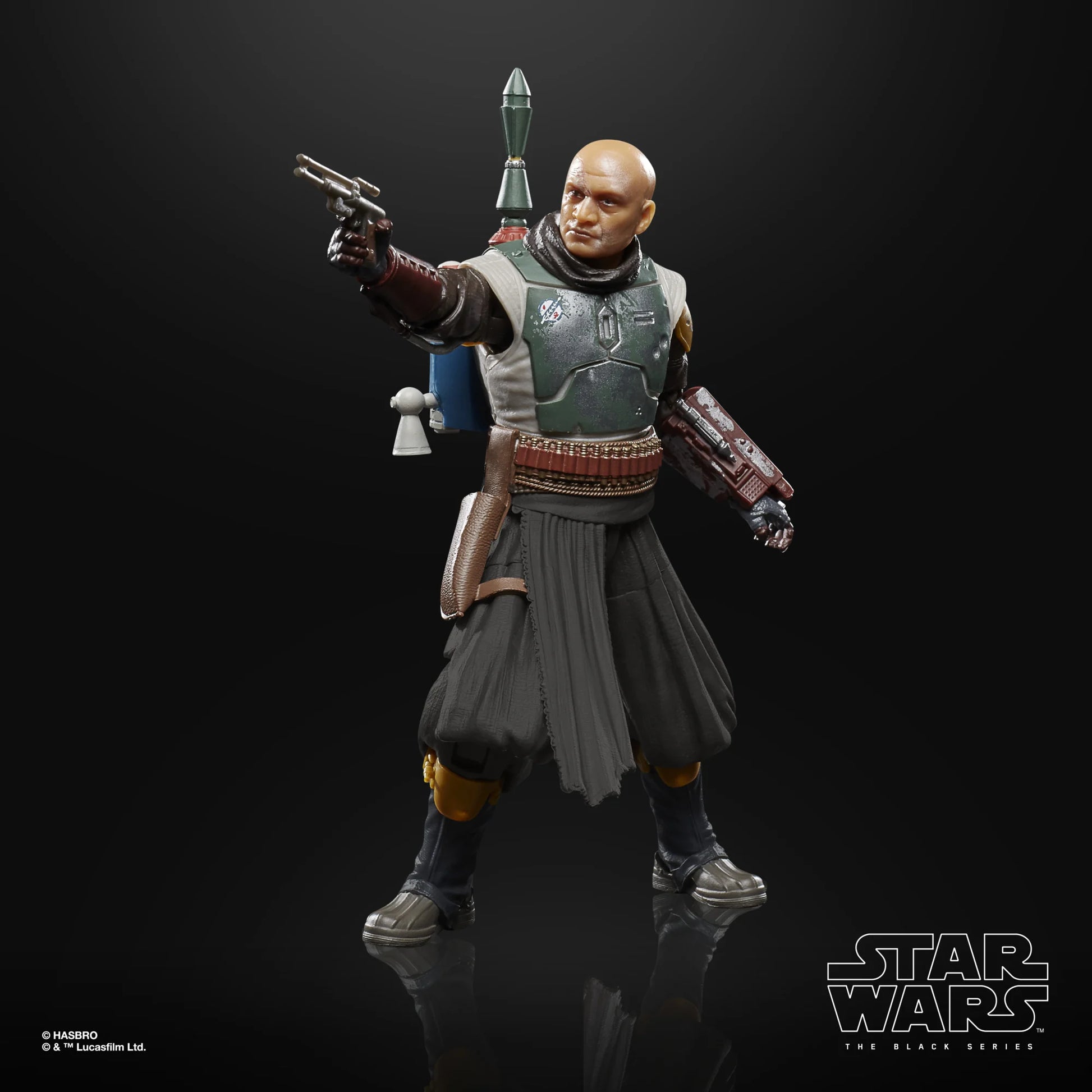 Figurine articulée Star Wars: The Black Series – Boba Fett (Throne Room) (15 cm) par Hasbro. Détails premium avec casque, jetpack et blasters. Version inspirée du Book of Boba Fett.