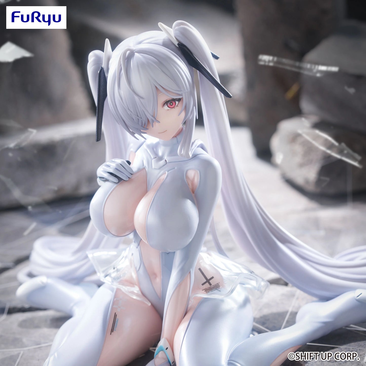 🤍🪞 Figurine Cinderella – Noodle Stopper – Goddess of Victory: NIKKE – 9 cm – FuRyu 🪞🤍