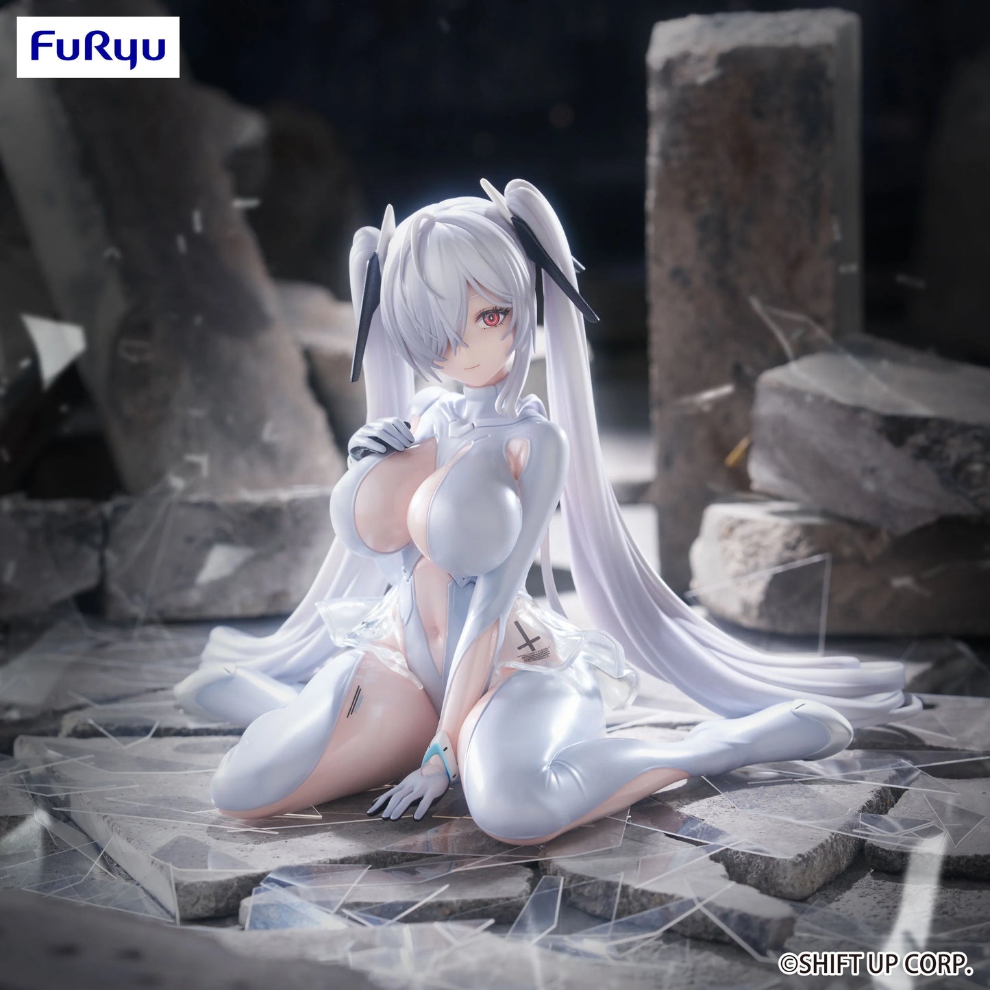 🤍🪞 Figurine Cinderella – Noodle Stopper – Goddess of Victory: NIKKE – 9 cm – FuRyu 🪞🤍