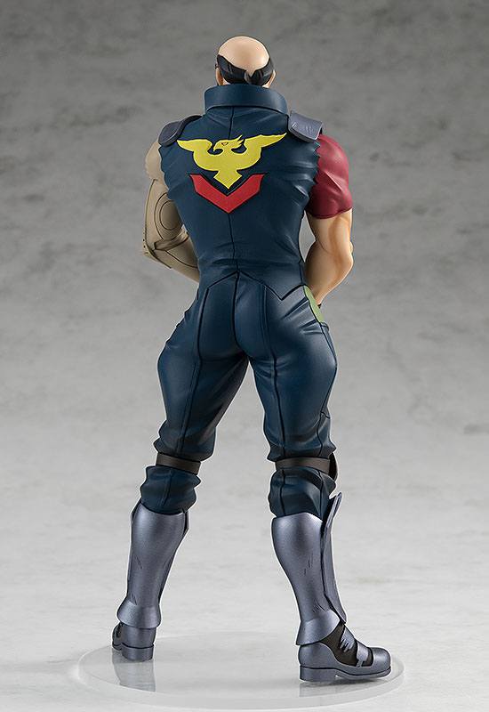 Figurine Cowboy Bebop – Jet Black – Pop Up Parade – 18 cm – Good Smile Company. Jet Black avec son bras cybernétique et son arme, en pose imposante. Une figurine incontournable pour les fans de Cowboy Bebop.