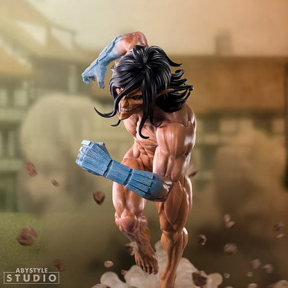 🔥🧱 Figurine Eren Titan – SFC – L’Attaque des Titans – 19 cm  🧱🔥