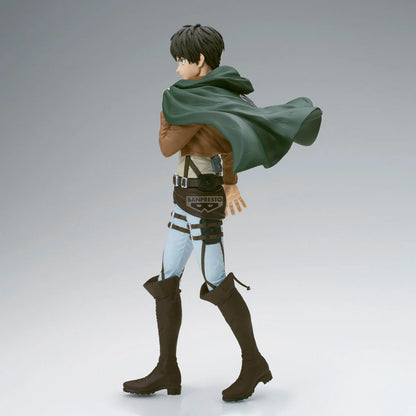 ⚔️🔥 Figurine Eren Yeager – Grandista – L’Attaque des Titans – 28 cm – Banpresto 🔥⚔️