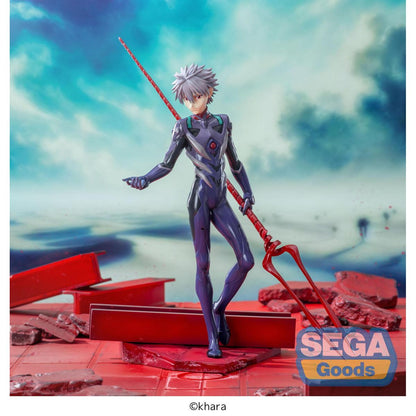🌌🔱 Figurine Evangelion 3.0+1.0 – Kaworu Nagisa – Luminasta – 21 cm – SEGA 🔱🌌