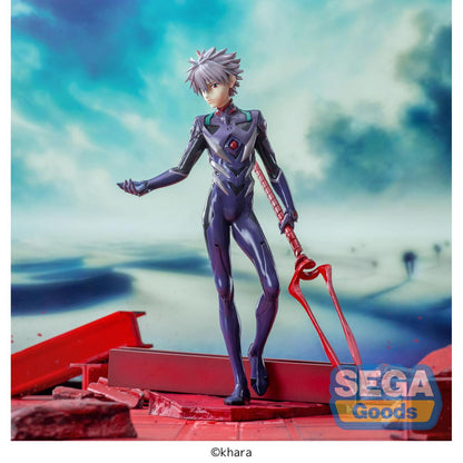 🌌🔱 Figurine Evangelion 3.0+1.0 – Kaworu Nagisa – Luminasta – 21 cm – SEGA 🔱🌌