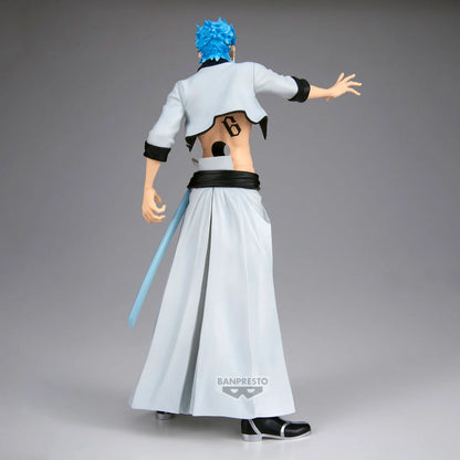🔥💙 Figurine Grimmjow – Maximatic – Bleach – 25 cm – Banpresto 💙🔥