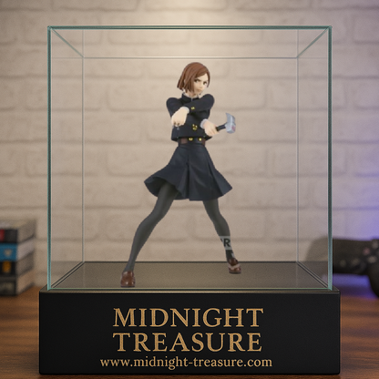 Figurine Jujutsu Kaisen – Nobara Kugisaki – King of Artist – 19 cm – Banpresto. Nobara en pleine action avec son marteau, prête à exorciser. Une figurine essentielle pour les fans de Jujutsu Kaisen.