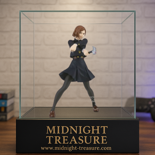 Figurine Jujutsu Kaisen – Nobara Kugisaki – King of Artist – 19 cm – Banpresto. Nobara en pleine action avec son marteau, prête à exorciser. Une figurine essentielle pour les fans de Jujutsu Kaisen.