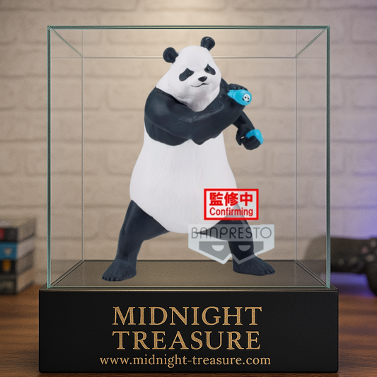 Figurine Jujutsu Kaisen – Panda – 17 cm – Banpresto. Panda en posture de combat avec ses gants bleus et son regard déterminé. Une figurine fidèle et dynamique parfaite pour les fans de Jujutsu Kaisen.