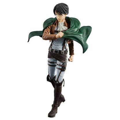 ⚔️🟢 Figurine Levi Ackerman – Grandista – L'Attaque des Titans – 27 cm – Banpresto 🟢⚔️