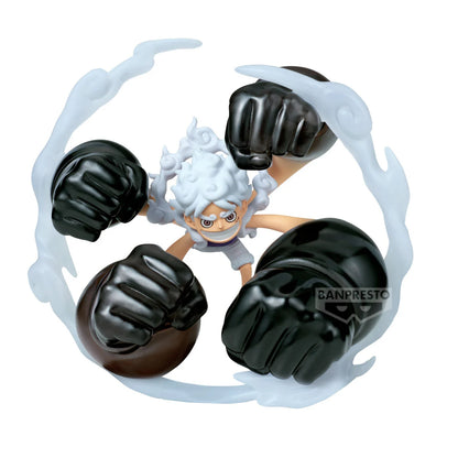 🏴‍☠️⚡ Figurine Monkey D. Luffy Gear 5 – WCF Special – One Piece 12 cm ⚡🏴‍☠️