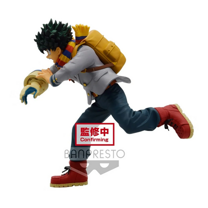 🌀💥 Figurine My Hero Academia – Izuku Midoriya – Bravegraph – 14 cm – Banpresto 💥🌀