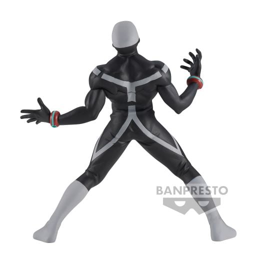 Figurine My Hero Academia – Twice – The Evil Villains – 15 cm – Banpresto. Twice en pose expressive, costume noir intégral et bracelets colorés. Une figurine fidèle et charismatique pour les fans de MHA.

