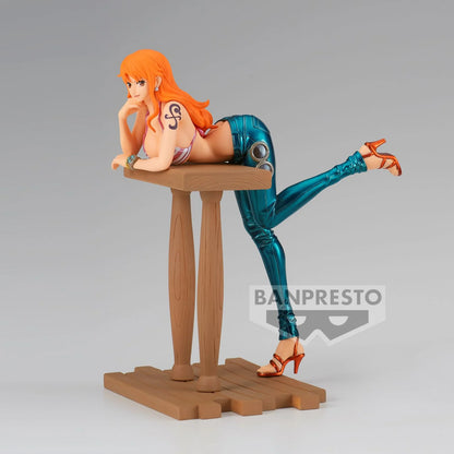 🍊💎 Figurine Nami – Grandline Journey – One Piece – 15 cm – Banpresto 💎🍊