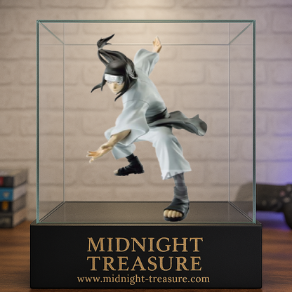 Figurine Naruto Shippuden – Hyūga Neji – Vibration Stars – 15 cm – Banpresto. Neji en pleine action avec sa tenue blanche et sa pose de combat emblématique. Une figurine nerveuse et fidèle pour les fans de Naruto.
