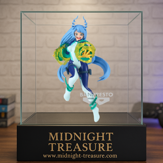 Figurine My Hero Academia – Nejire Hado – The Amazing Heroes – 17 cm – Banpresto. Pose dynamique avec effets d’énergie, fidèle à l’anime. Une héroïne puissante à collectionner.