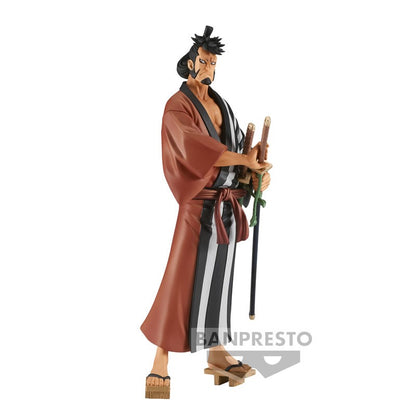 ⚔️🦊 Figurine Kin'emon – The Grandline Men – One Piece – 17 cm 🦊⚔️