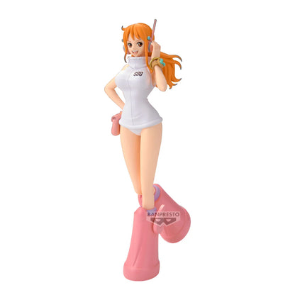 🌊🍊 figurine one piece – nami (egghead) – glitter & glamours – 23 cm – banpresto 🍊🌊
