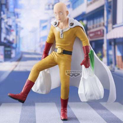 👊🥬 figurine one punch man – saitama – 20 cm – banpresto 🥬👊