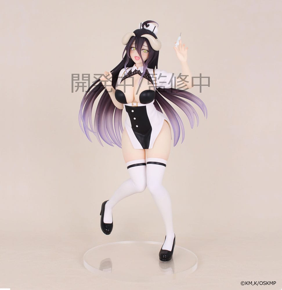 💉👑 Figurine Overlord – Albedo "Nurse Ver." – 18 cm 👑💉