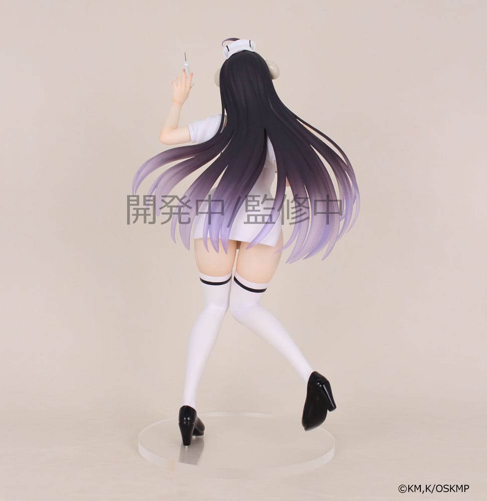💉👑 Figurine Overlord – Albedo "Nurse Ver." – 18 cm 👑💉