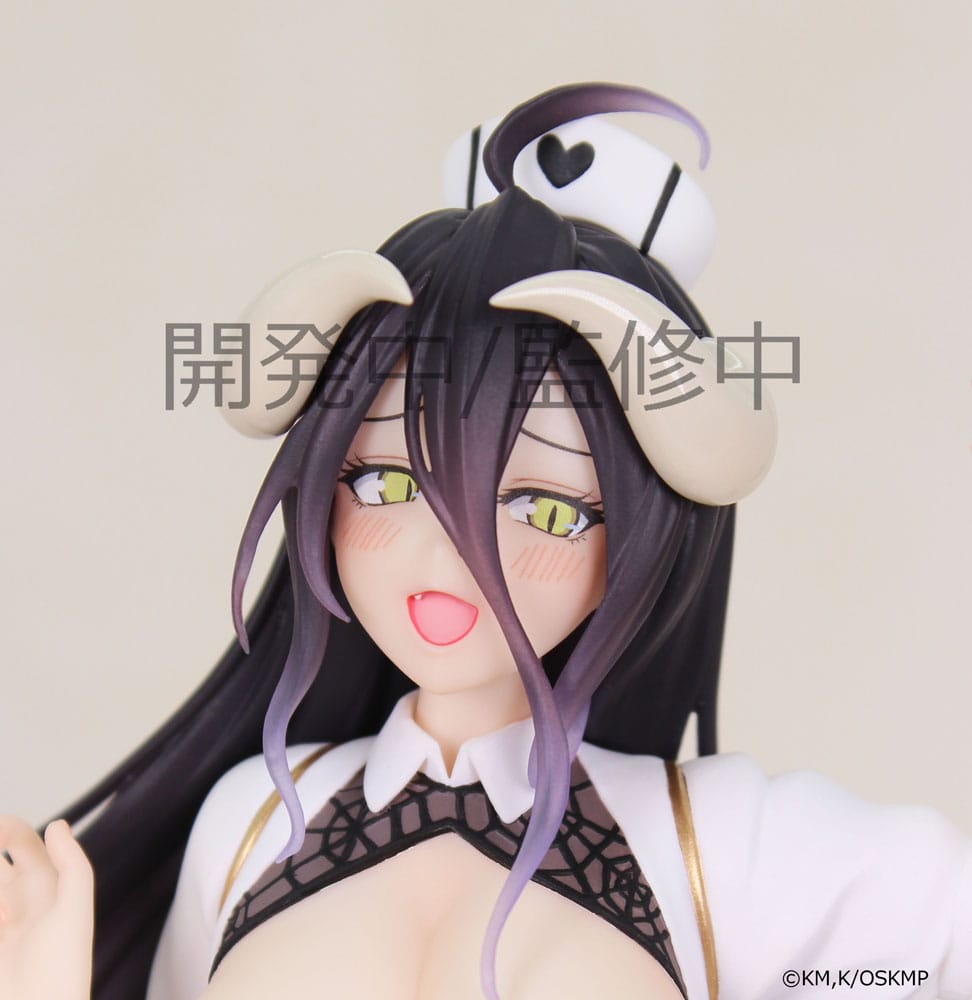 💉👑 Figurine Overlord – Albedo "Nurse Ver." – 18 cm 👑💉