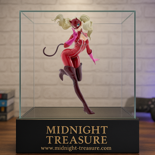 Figurine Persona 5 Royal – Panther (Ann Takamaki) – Pop Up Parade – 17 cm – Good Smile Company. Panther en combinaison rouge brillante et masque félin, posant avec élégance. Une figurine détaillée parfaite pour les fans de Persona 5