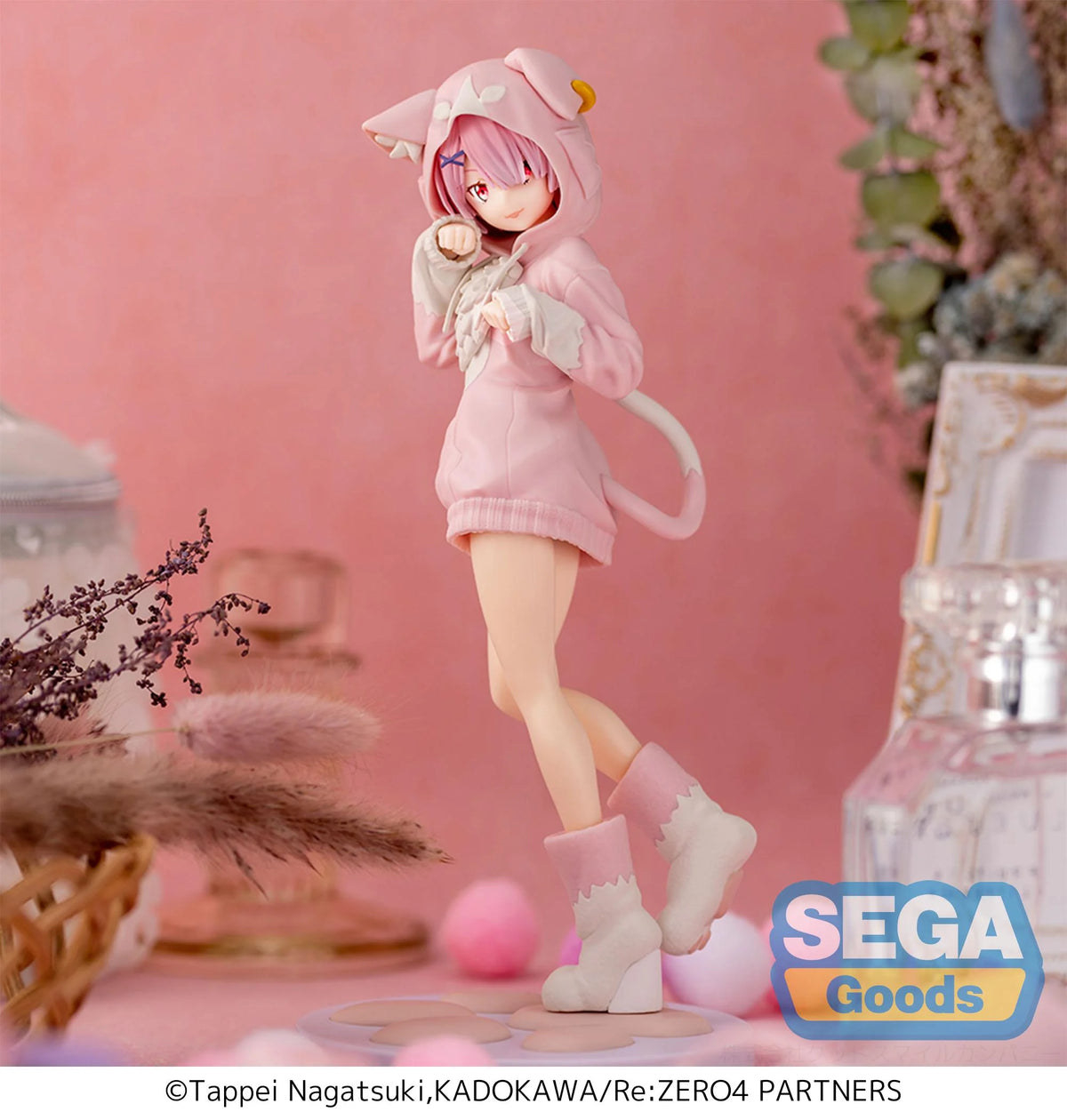 🐱🌸 Figurine Ram – Mofumofu Pack – XStellar – Re:ZERO – 21,5 cm – SEGA 🌸🐱