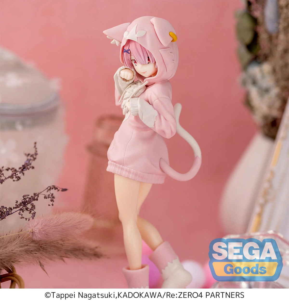 🐱🌸 Figurine Ram – Mofumofu Pack – XStellar – Re:ZERO – 21,5 cm – SEGA 🌸🐱