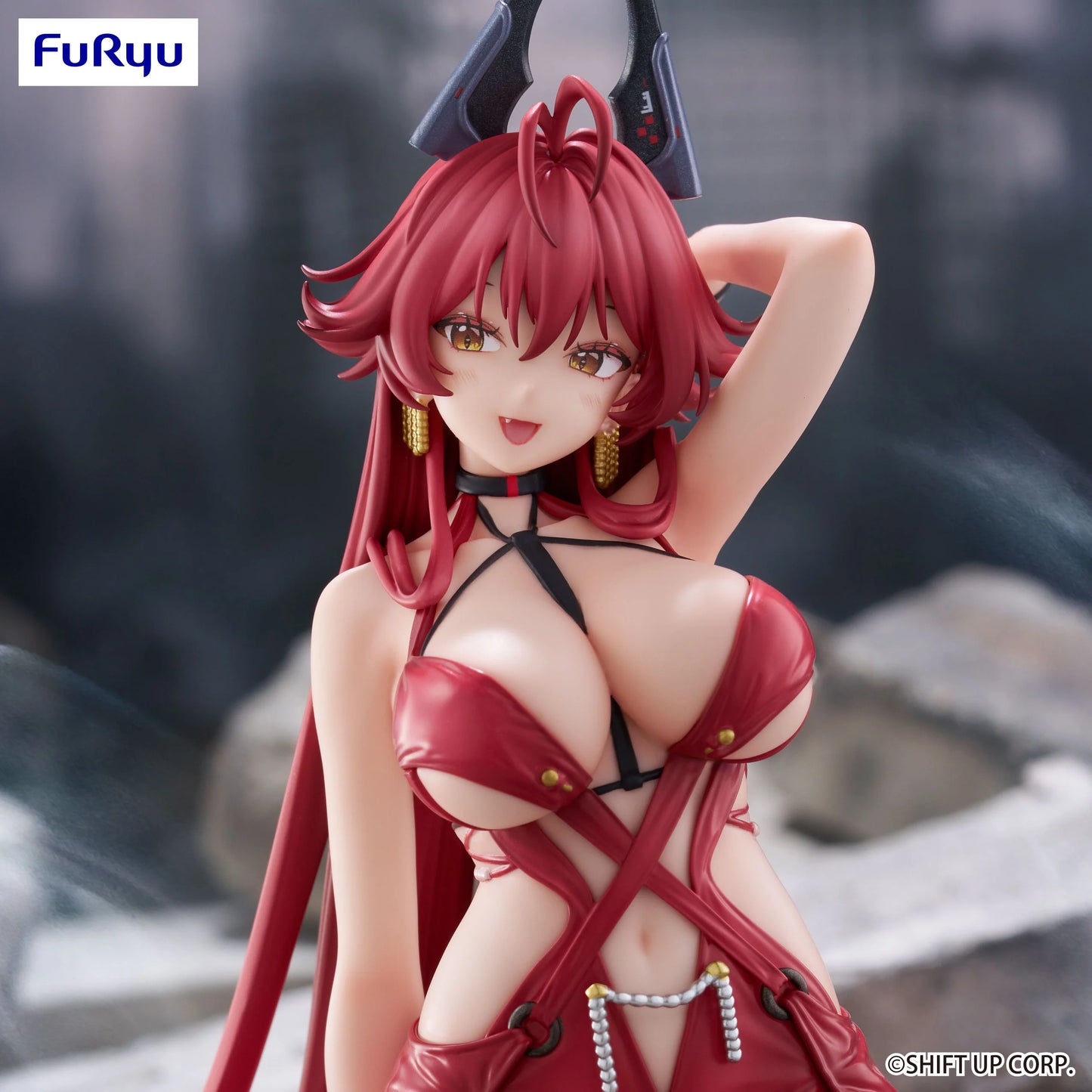 🐺🔴 Figurine Red Hood (Nonsense Red) – Noodle Stopper – Goddess of Victory: Nikke – 12 cm 🔴🐺