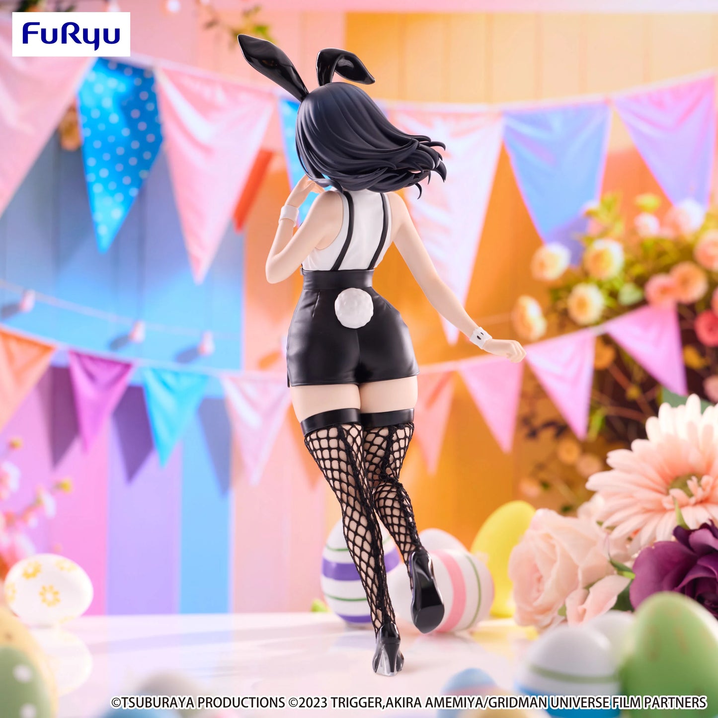 🐰🖤 Figurine Rikka Takarada – BiCute Bunnies (Easter Bunny Ver.) – Gridman Universe – 28 cm 🖤🐰