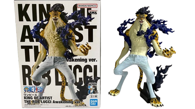 Figurine Rob Lucci - One Piece - Version Transformation éveillée - King of Artist