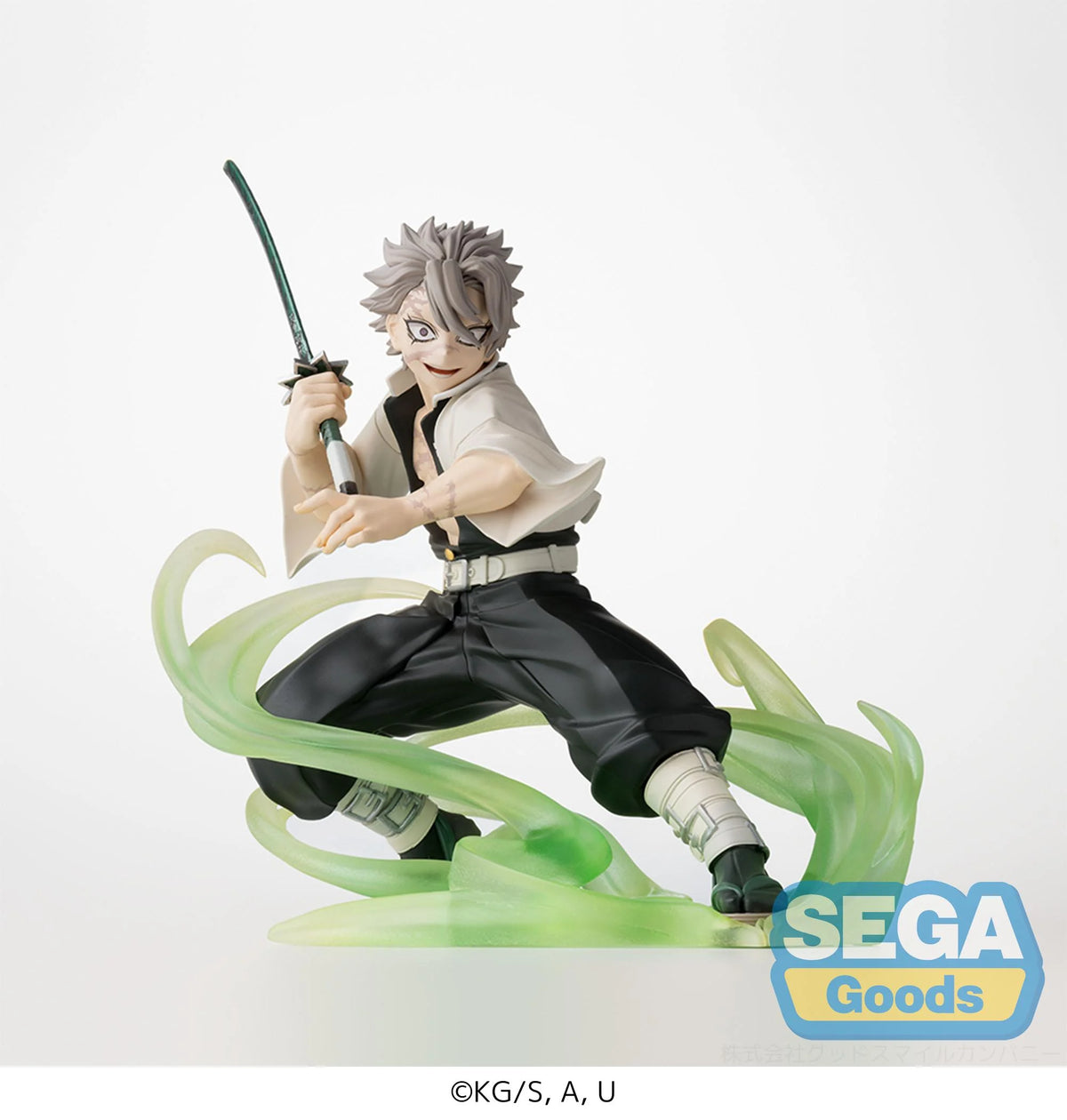 🌪️⚔️ Figurine Sanemi Shinazugawa – Xross Link – Arc de l’Entraînement des Piliers – Demon Slayer – 12 cm – SEGA ⚔️🌪️
