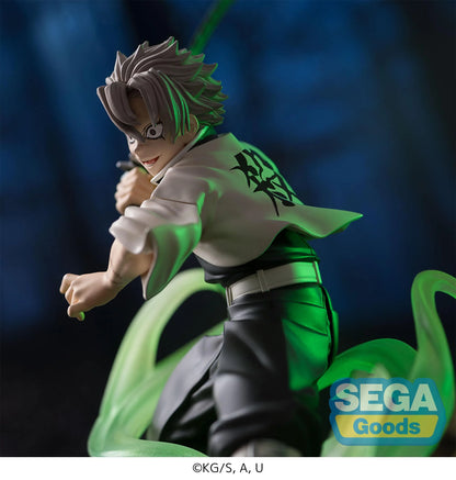 🌪️⚔️ Figurine Sanemi Shinazugawa – Xross Link – Arc de l’Entraînement des Piliers – Demon Slayer – 12 cm – SEGA ⚔️🌪️