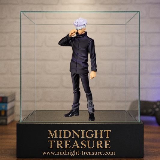 Figurine Jujutsu Kaisen – Satoru Gojo – 17 cm – Banpresto. Gojo dans une pose stylée, bandeau sur les yeux, fidèle à l’anime. Une pièce incontournable pour les fans de Jujutsu Kaisen.