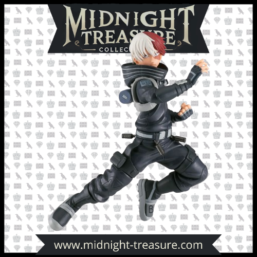 ❄🔥 Figurine My Hero Academia – Shoto Todoroki – The Amazing Heroes WHM – 17 cm – Banpresto ❄🔥