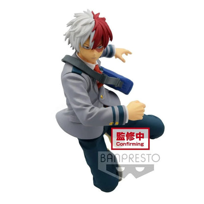 🎒❄️🔥 Figurine Shoto Todoroki – Bravegraph Vol.2 – My Hero Academia – 14 cm 🔥❄️🎒