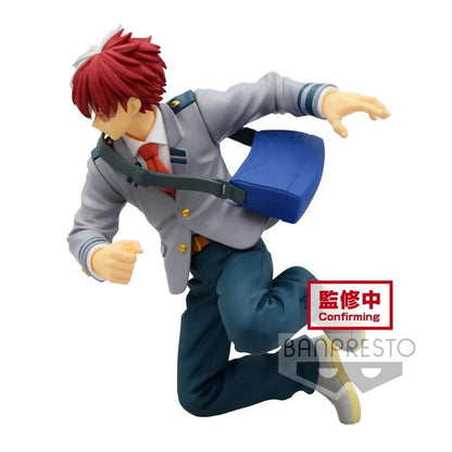 🎒❄️🔥 Figurine Shoto Todoroki – Bravegraph Vol.2 – My Hero Academia – 14 cm 🔥❄️🎒